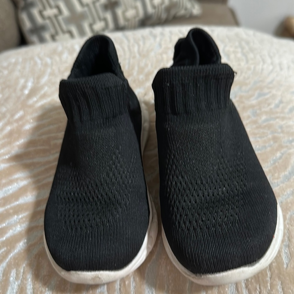 Zara mesh black and white sneakers toddler